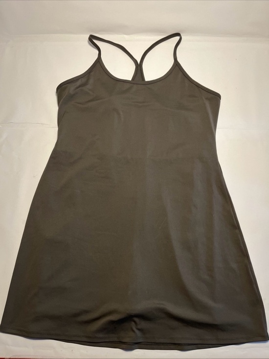 Quince Dresses & Skirts - Quince Ultra Form Active Dress Forest Gray XL Workout Built In Bra & Shorts